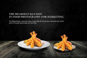 The Delboeuf Illusion in food photography marketing 1